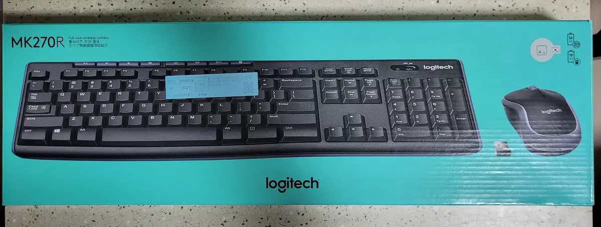 로지텍 MK270r 무선 키보드, 마우스 세트