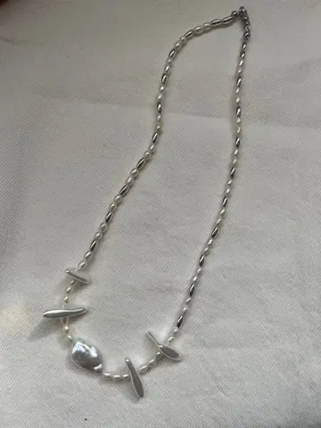 미사용 한정판 비즈 목걸이 비즈 액세서리 핸드메이드 목걸이