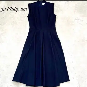 3.1 Phillip Lim 필립림 무릎 기장 원피스 네이비
