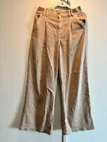 American Eagle 와이드 레그 치노 팬츠 베이지