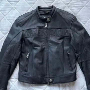 Harley-Davidson 가죽 자켓 펀칭 여성용 M