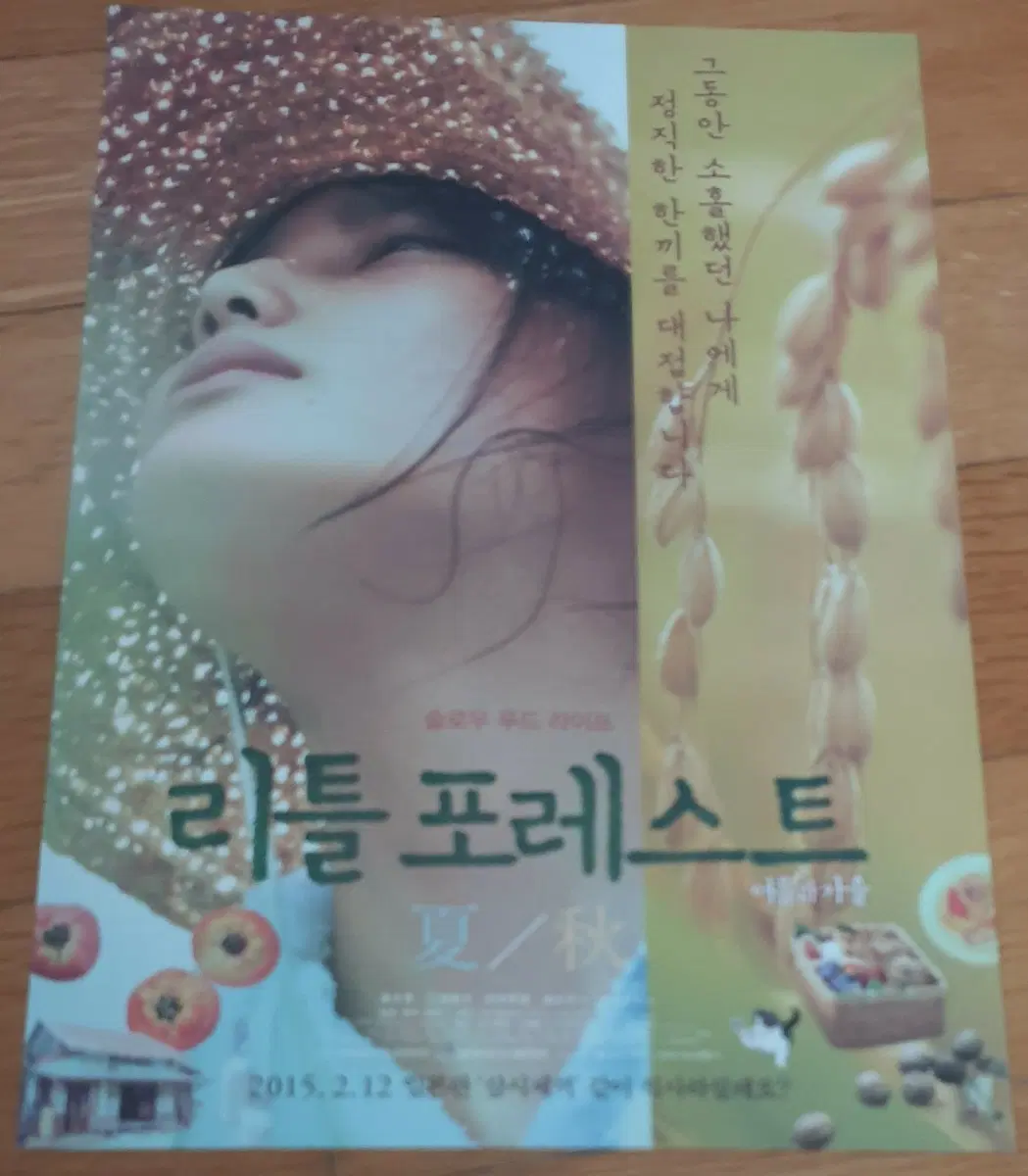 영화전단지 리틀 포레스트(일본) 여름과 가을