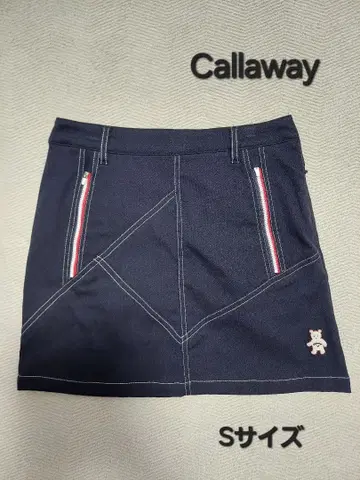 [새상품급] Callaway 여성용 골프 스커트 네이비 S사이즈