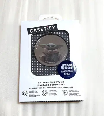 casetify 만달로리안 앤드 그루구 스마트폰 스탠드 스마트폰 그립