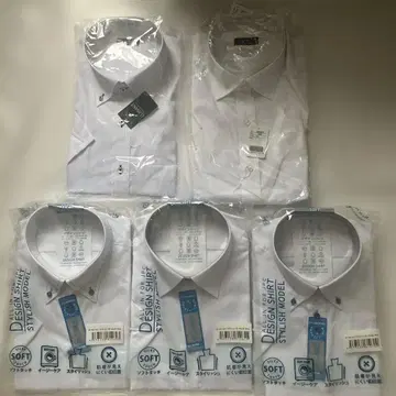LUISANT DESIGN 반팔 와이셔츠 LL 43 5장 세트
