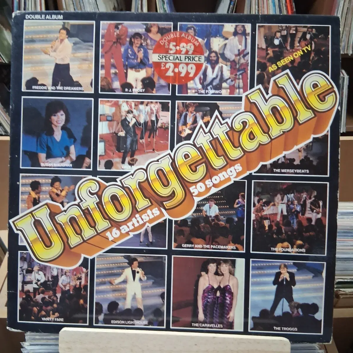 할인 Unforgettable 더블 LP 50곡 16 아티스트