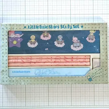 [ 레트로 ] LittleTwinStars Study Set 키키라라 문구 세트