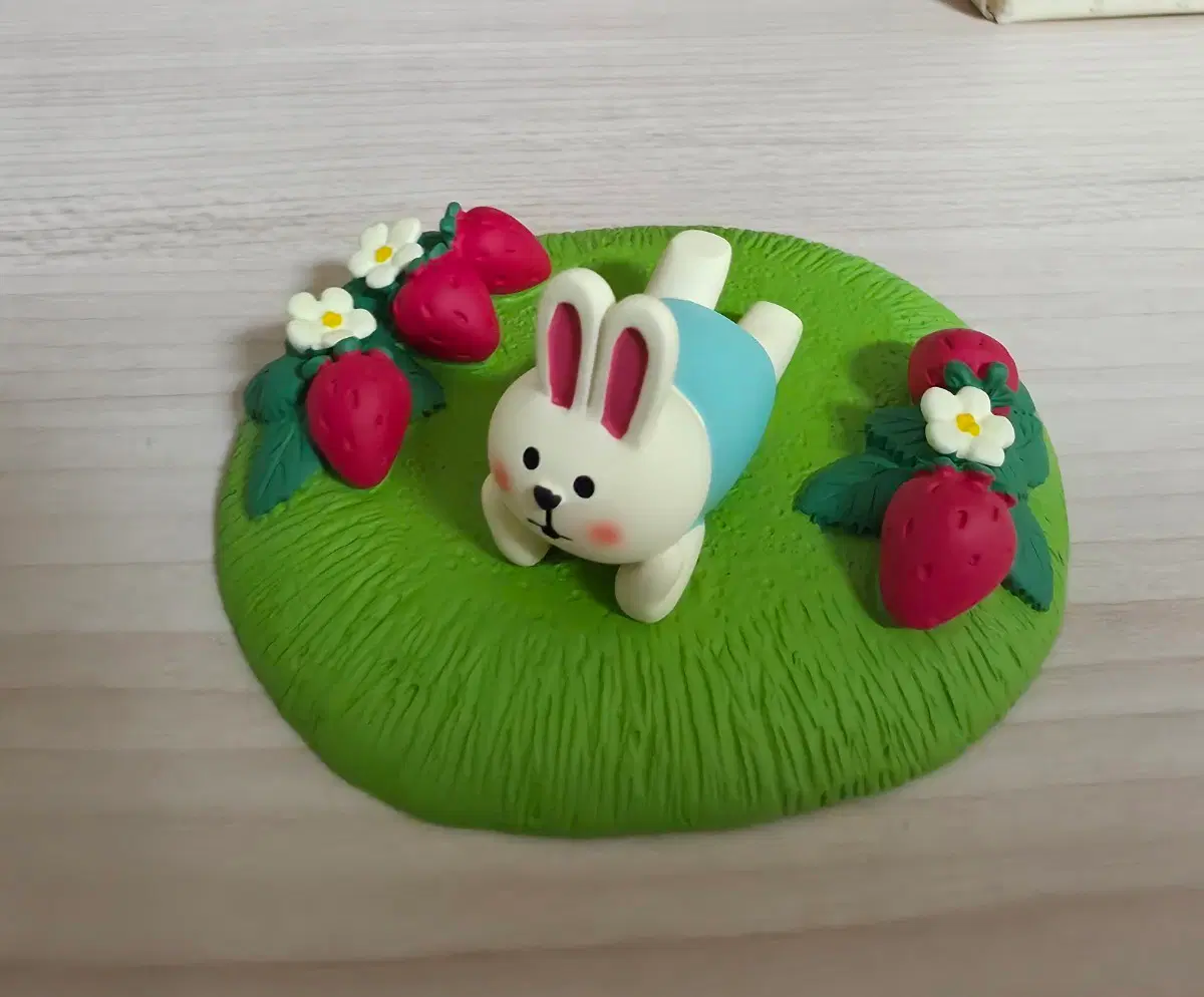 정품> 데꼴 눈누난나 딸기밭 아기토끼 set