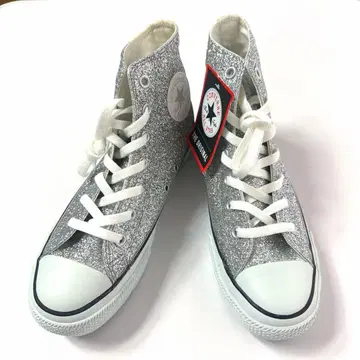 컨버스 하이컷 실버 글리터