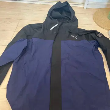 PUMA 나일론 자켓 후드 부착 남성용 L 사이즈