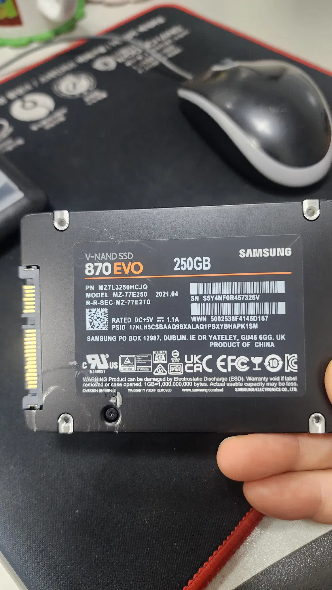삼성 870 EVO 250GB SSD