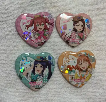 러브 라이브 Aqours 하트 캔뱃지