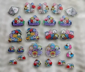 BT21 아크릴 빅 부품 묶음 판매