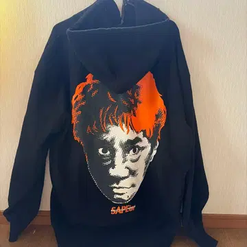 Sapeur(사풀) x 하마다 마코토 콜라보 후드티 XXL