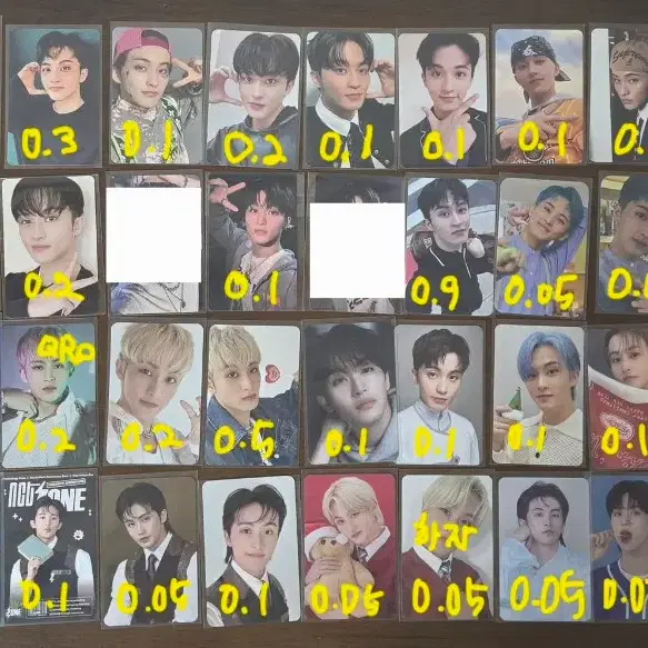 마크 nct mark 포토카드 포카