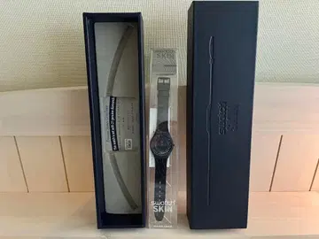 Swatch SKIN 21석 다이아몬드 장식 손목시계