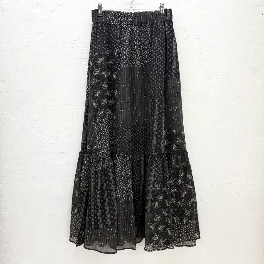 cloth&cross 플라워 패치워크 스커트