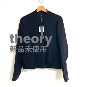 미사용 새상품 theory 띠어리 노카라 자켓 블랙 아우터