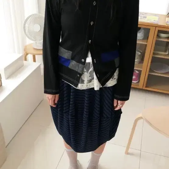 꼼데가르송 트리콧 가디건