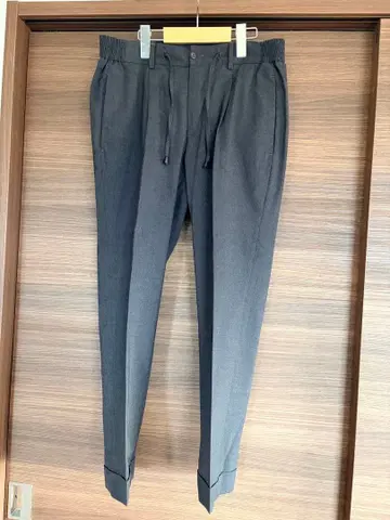 자브즈 알비키오 드로 코드 부착 이지 슬랙스 그레이