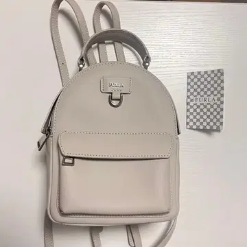 [ 미사용 새상품 ] FURLA 훌라 가죽 미니 백팩 그레이지