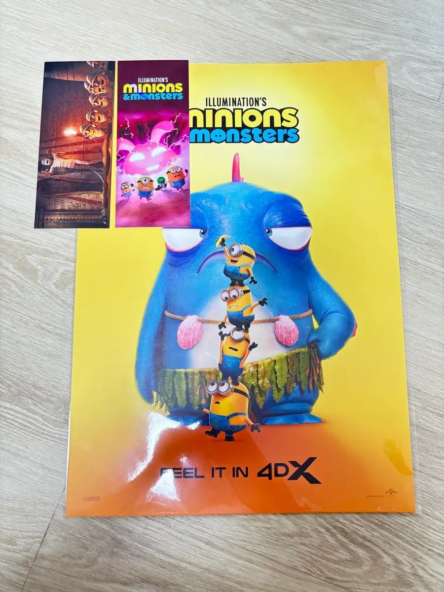 미니언즈 몬스터즈 4DX 포스터,미니언즈 ttt