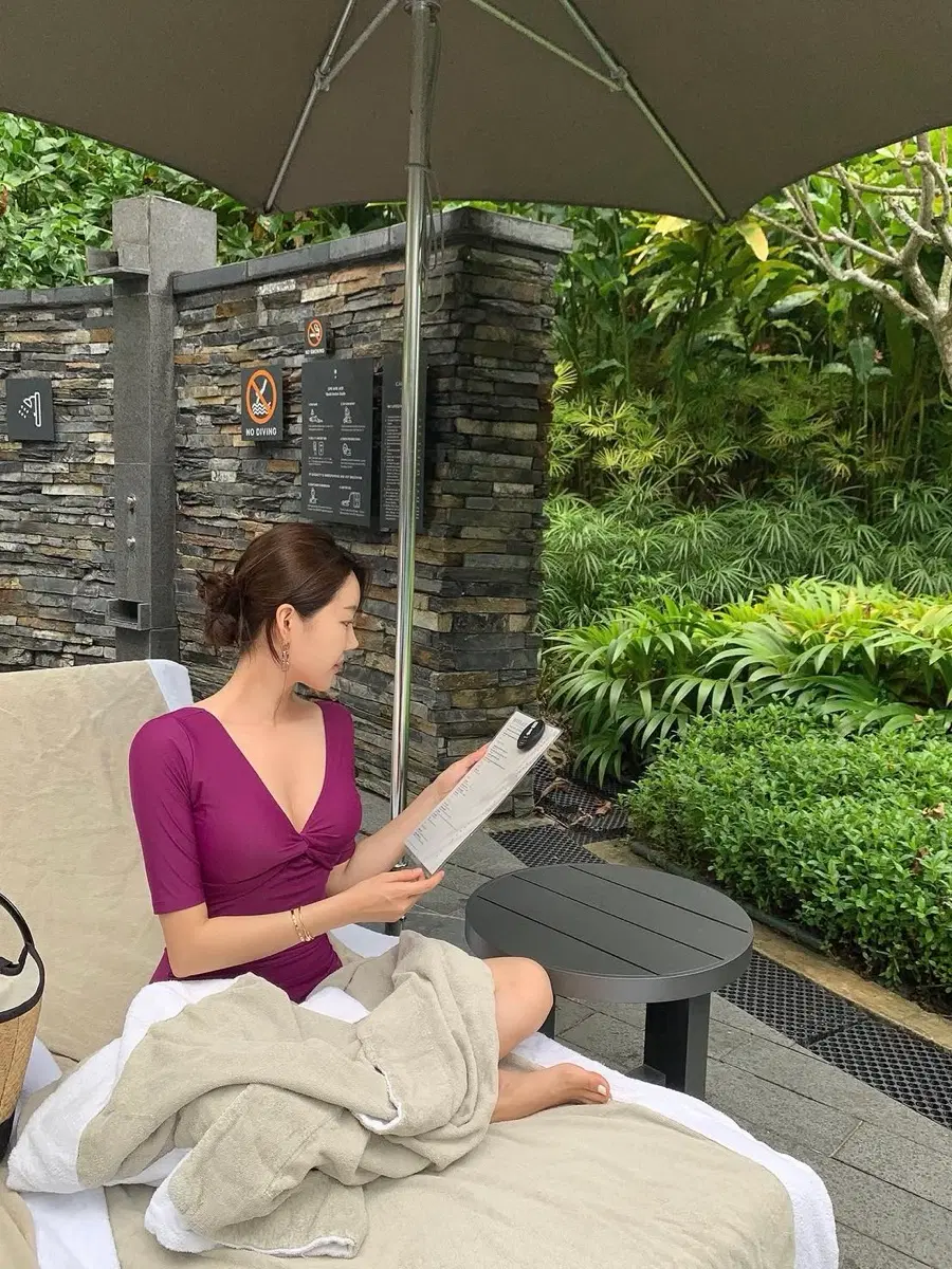 르뮈 셔링 모노키니(네이비)(새상품)