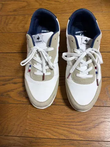 르꼬끄 스포르티브 스니커즈 화이트 베이지