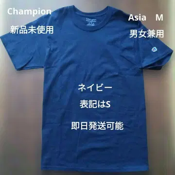 미사용 새상품 Champion 챔피온 반팔 T셔츠 네이비 S사이즈
