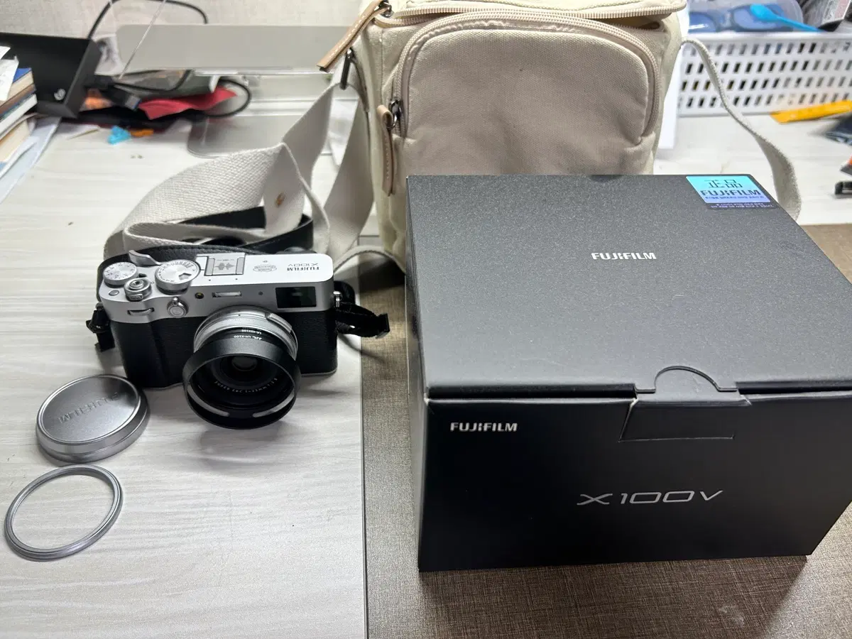 후지필름 X100V 카메라 실버 + 박스
