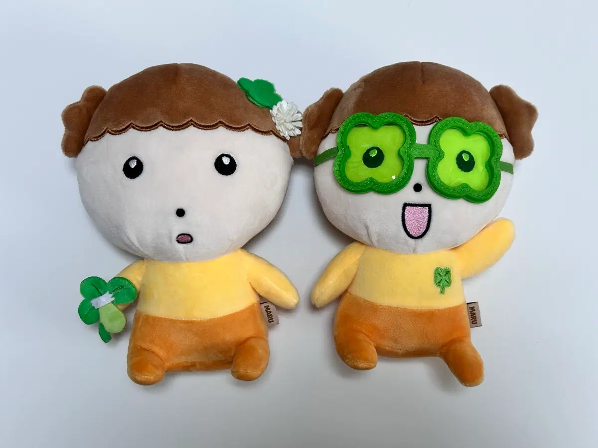 마루는강쥐 롯데월드 봉제인형 2개 세트 일괄