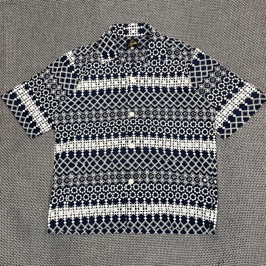 (새상품)NEEDLES 크로셰 포켓 셔츠 (m)