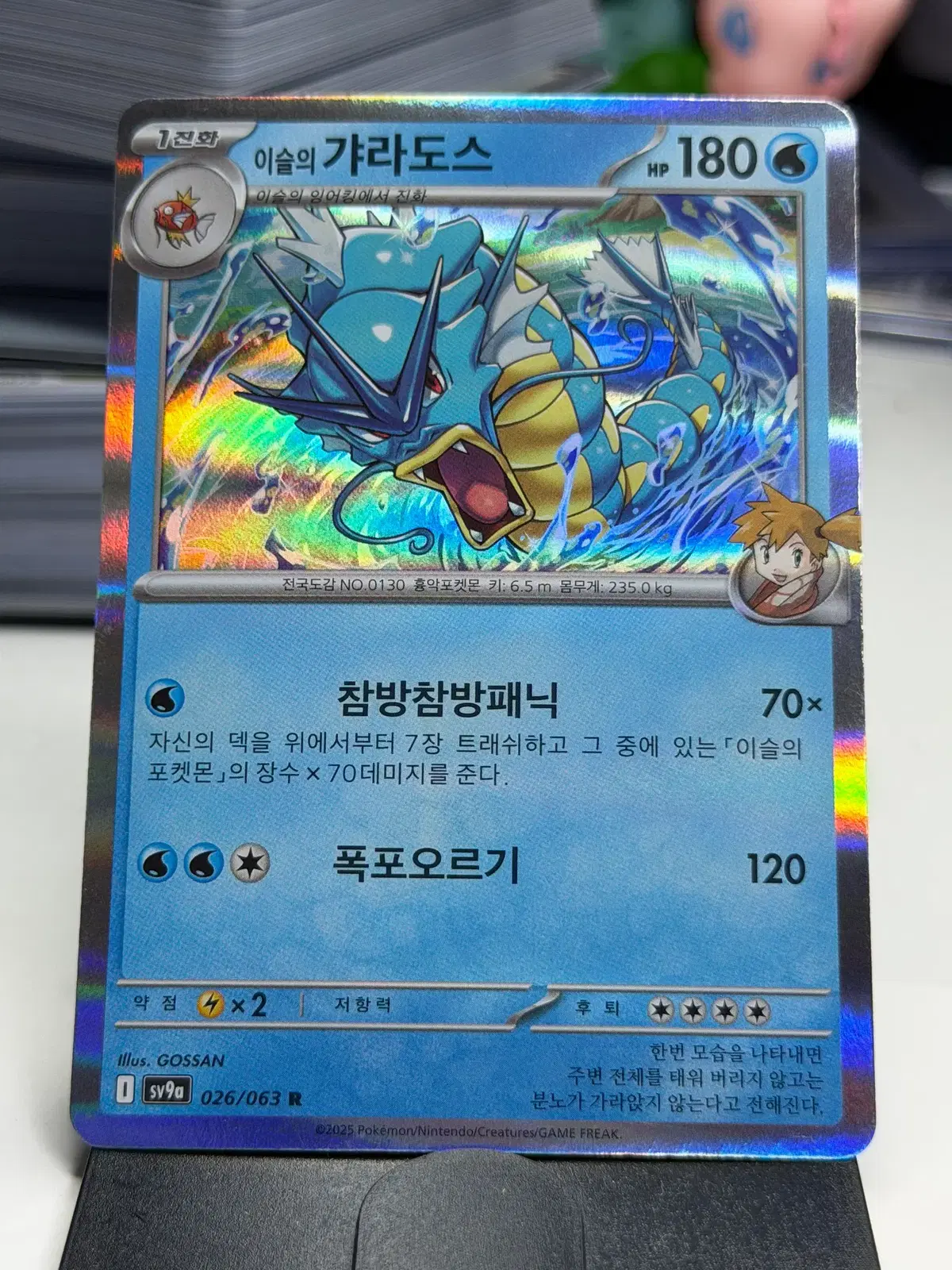 이슬의 갸라도스 sv9a 026/063 R (500원)