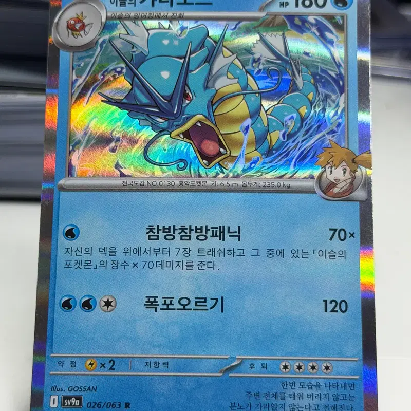이슬의 갸라도스 sv9a 026/063 R (500원)