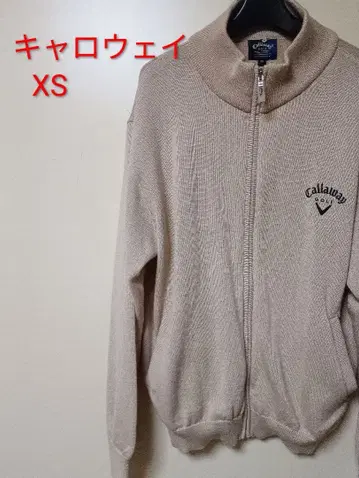 캘러웨이 골프 베이지 니트 XS