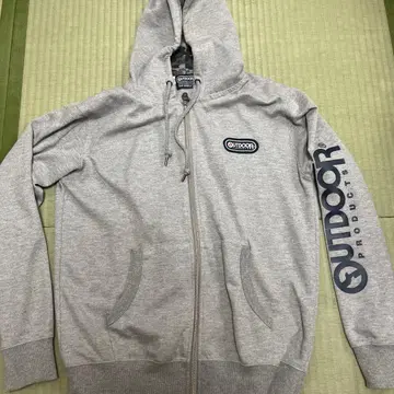 OUTDOOR PRODUCTS 집업 후드티 그레이