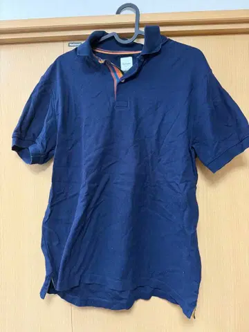 Paul Smith 반팔 피케 셔츠 네이비 M