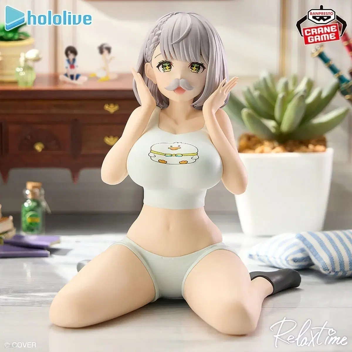 [미개봉] 정품 홀로라이브 반프레스토 Relax time 피규어 시로가네 노엘