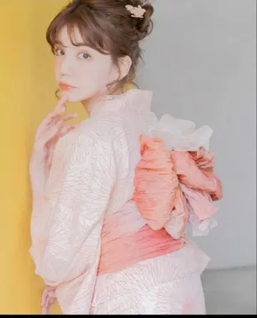 Dita 유카타 오비 일본 나막신 세트 여름색난만 YUKATA