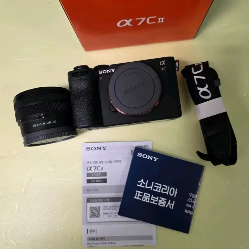 소니a7c2 번들셋 보증26.10 블랙 상태좋은풀박스 팔아요