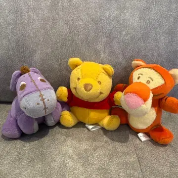 디즈니 곰돌이 푸 티거 이요르 딸랑이 봉제 인형 Heartland