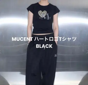 MUCENT 시에라 호피 하트 블랙 T셔츠 정품
