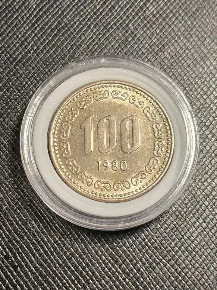 한국은행 1980년 100원 주화 미사용-급