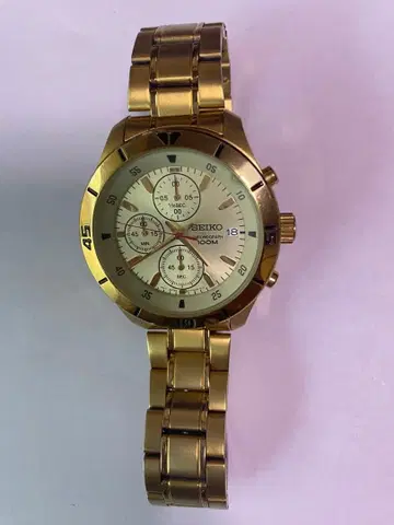 SEIKO 세이코 손목시계 크로노그래프 남성용 100m 방수
