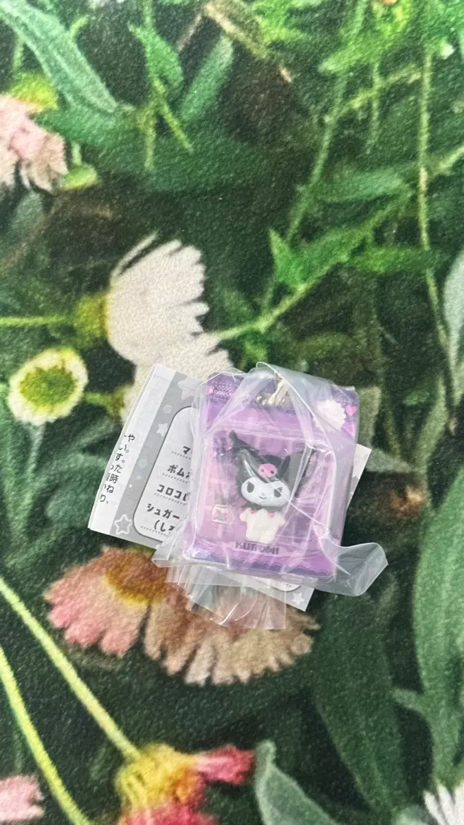 산리오 미니어쳐 키링 가챠 쿠로미