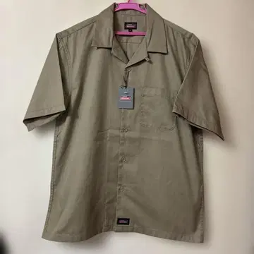 새상품 Dickies 반팔 셔츠 베이지 M