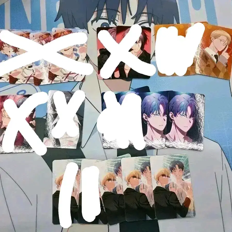 애니플러스 원룸조교님 트레이딩 포카 포토카드