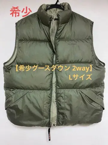 L.L.Bean 엘엘빈 리버서블 구스 다운 베스트 남성용 L