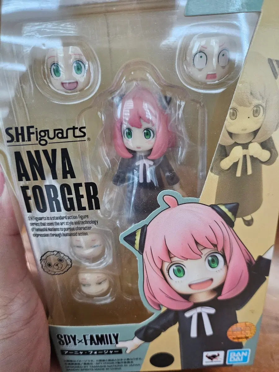 반다이 SHFiguarts 스파이 패밀리 아냐 포저 액션 피규어 새상품