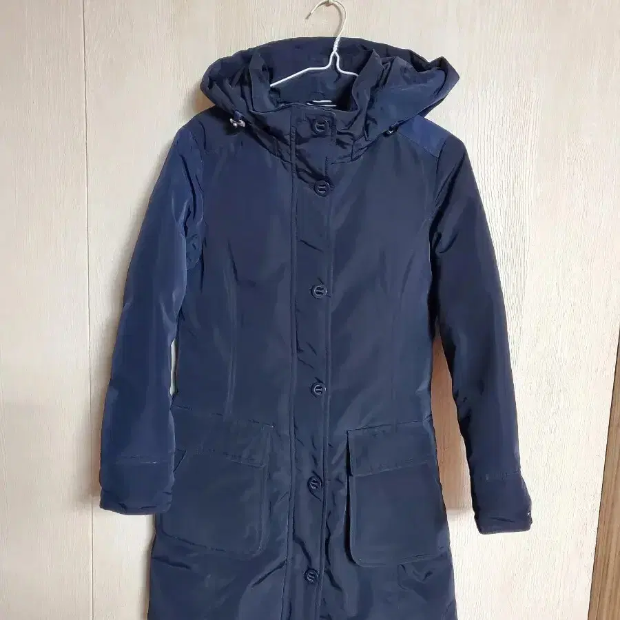 타미힐피거 패딩 여성 롱 다운 자켓 네이비 85
